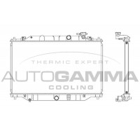 107273 AUTOGAMMA Радіатор охолодження двигуна
