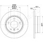 DP-0107 JAPANPARTS Гальмівний диск