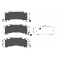 KBP-6549 KAVO PARTS Комплект гальмівних колодок дисковий гальм
