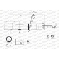 SAB8184.31 OPEN PARTS Амортизатор