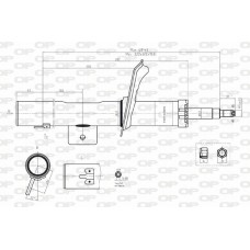 SAB8184.31 OPEN PARTS Амортизатор
