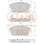 704-07101 IAP QUALITY PARTS Комплект гальмівних колодок дисковий гальм