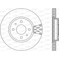 BDR1235.20 OPEN PARTS Гальмівний диск
