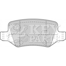 KBP1753 KEY PARTS КомплеК т гальмівних колодок, дискове гальмо