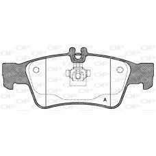 BPA0991.00 OPEN PARTS Комплект гальмівних колодок дисковий гальм