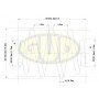 GCS950673 G.U.D. Пружина ходової частини