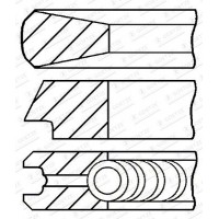 08-424000-00 GOETZE ENGINE Комплект поршневих кілець