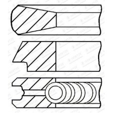 08-424000-00 GOETZE ENGINE Комплект поршневих кілець