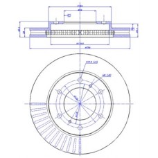 142.1295 CAR Гальмівний диск