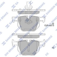 SP2157 Hi-Q Комплект гальмівних колодок дисковий гальм