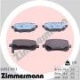 24822.170.1 ZIMMERMANN КомплеК т гальмівних колодок, дискове гальмо