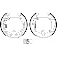 8DB 355 022-981 HELLA PAGID Комплект гальмівних колодок