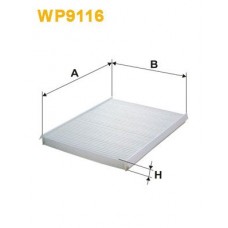 WP9116 WIX FILTERS Фільтр повітря у внутрішньому просторі