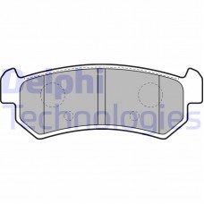 LP1910 DELPHI Комплект гальмівних колодок дисковий гальм