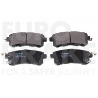 5502222297 EUROBRAKE Комплект гальмівних колодок дисковий гальм