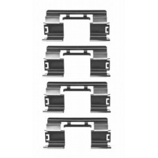 8DZ 355 204-351 HELLA Комплектуючі колодки дискового гальма