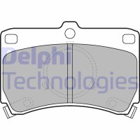 LP531 DELPHI Комплект гальмівних колодок дисковий гальм
