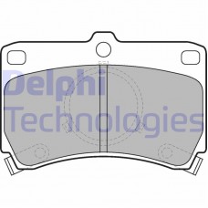 LP531 DELPHI Комплект гальмівних колодок дисковий гальм