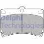 LP531 DELPHI Комплект гальмівних колодок дисковий гальм
