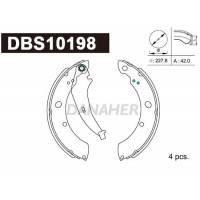 DBS10198 DANAHER Комплект гальмівних колодок