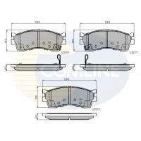 CBP3941 COMLINE Комплект гальмівних колодок дисковий гальм