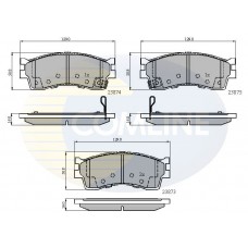 CBP3941 COMLINE Комплект гальмівних колодок дисковий гальм