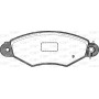 BPA0643.00 OPEN PARTS КомплеК т гальмівних колодок, дискове гальмо