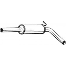 233-783 BOSAL Середній глушник вихлопних газів