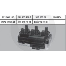 214.008 BRECAV Котушка запалювання