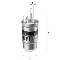 24.433.00 UFI Паливний фільтр