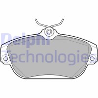 LP919 DELPHI Комплект гальмівних колодок дисковий гальм