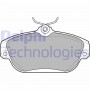 LP919 DELPHI Комплект гальмівних колодок дисковий гальм
