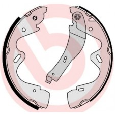 S 56 517 BREMBO Комплект гальмівних колодок