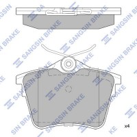 SP1897 Hi-Q Комплект гальмівних колодок дисковий гальм