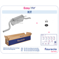 FS25663 Faurecia Глушник вихлопних газів кінцевий