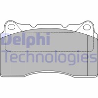 LP1422 DELPHI КомплеК т гальмівних колодок, дискове гальмо