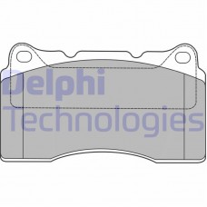 LP1422 DELPHI КомплеК т гальмівних колодок, дискове гальмо