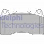 LP1422 DELPHI КомплеК т гальмівних колодок, дискове гальмо