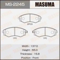 MS-2245 MASUMA Комплект гальмівних колодок
