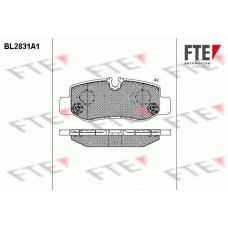 BL2831A1 FTE Комплект гальмівних колодок дисковий гальм