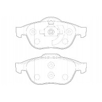 2135126 Omnicraft Комплект гальмівних колодок дисковий гальм
