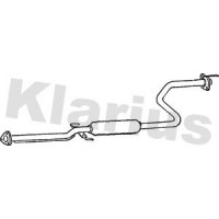 260587 KLARIUS Середній глушник вихлопних газів