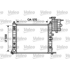 734806 VALEO Радіатор охолодження двигуна
