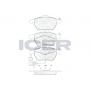 181384 ICER Комплект гальмівних колодок дисковий гальм