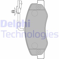 LP2192 DELPHI Комплект гальмівних колодок дисковий гальм
