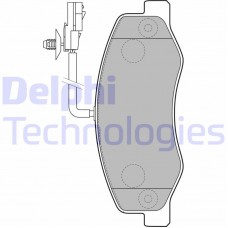 LP2192 DELPHI Комплект гальмівних колодок дисковий гальм