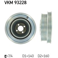 VKM 93228 SKF Ремінний шків колінчастий вал