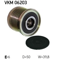 VKM 06203 SKF Механізм вільного ходу генератора