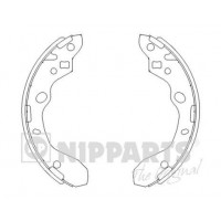J3503037 NIPPARTS Комплект гальмівних колодок