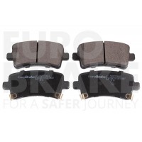 5502223643 EUROBRAKE Комплект гальмівних колодок дисковий гальм